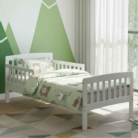 Joliette Wooden Toddler Bed In White
