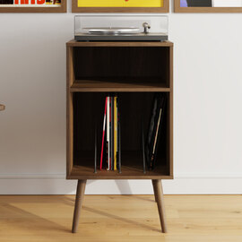 Jordan Fabric Home And Office Cabinet With 2 Shelves In Walnut