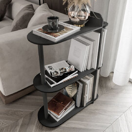 Kaiteki Wooden Side Table in Black
