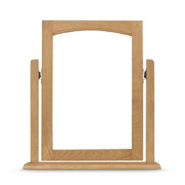Kamiah Dressing Mirror With Oak Wooden Frame