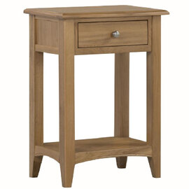 Kamiah Wooden Telephone Table With 1 Drawer In Oak