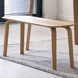 Kanata Wooden Dining Bench - Light Brown