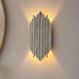 Kara Metal Wall Lamp in Chrome