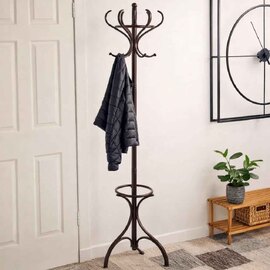 Karlstad Wooden Coat Stand - Brown