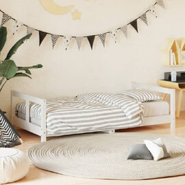 Katonah 80x160cm Wooden Children Bed In White