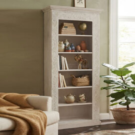 Kaxen Mangifera Bookcase in White