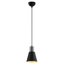 Kellan Metal Ceiling Pendant Light in Black and Nickel