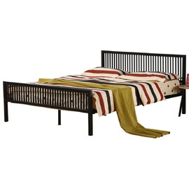 Killeen Wooden King Size Bed In Black