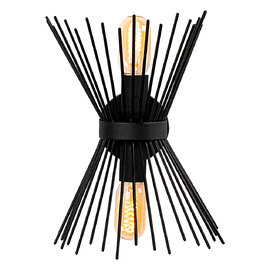 Kirpi Metal Wall Light in Black