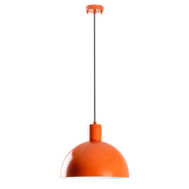 Kure Metal Ceiling Pendant Light in Orange