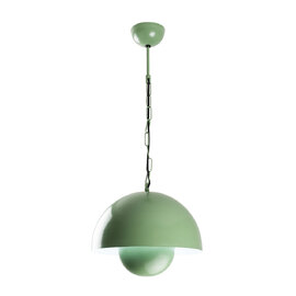 Kure Small Metal Ceiling Pendant Light in Mint