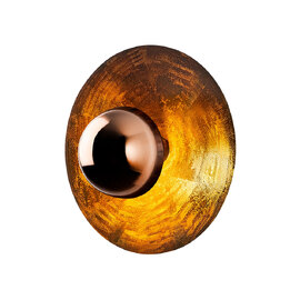 Kurt Large Metal Wall Light in Copper