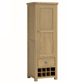 Kysen Wooden Drinks Cabinet with 1 Door in Oak
