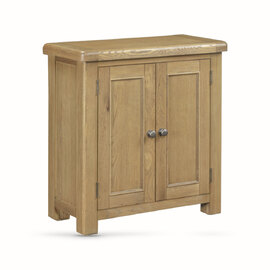 Kysen Wooden Storage Cabinet with 2 Doors in Oak