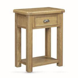 Kysen Wooden Telephone Table in Oak