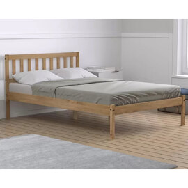 Ladson Wooden Single Bed In Brown