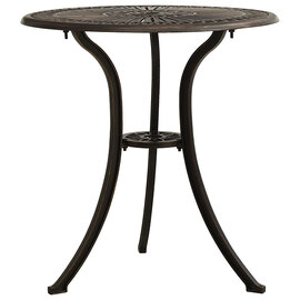 Lanelle Aluminium Garden Coffee Table In Bronze