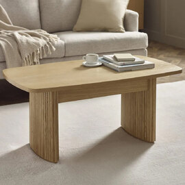 Laurel Wooden Compact Coffee Table - Brown