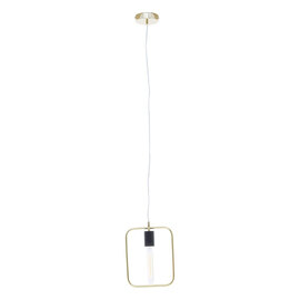 Lavish Iron 1 Pendant Light In Black And Gold