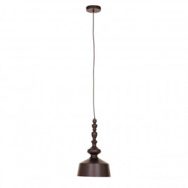 Lena Iron Pendant Light In Matte Black