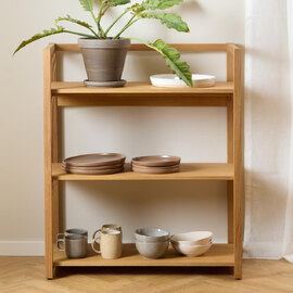Logan Wooden Bookcase With 3 Shelves In Oak