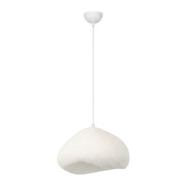 Lora Large Metal Ceiling Pendant Light in White