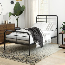 Mableton Metal Single Size in Black