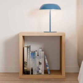 Mabon Square Wooden Shelving Unit in Elegancia Oak