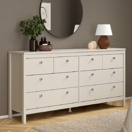 Macron Wooden Chest Of 8 Drawers In Cashmere