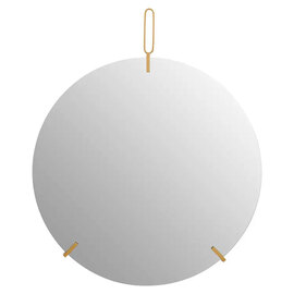 Mainz Wall Mirror With Gold Hanging Loop