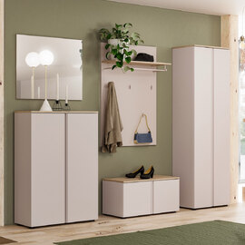Malvern Wooden Hallway Furniture Set in Cashmere