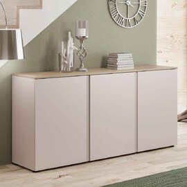 Malvern Wooden Sideboard with 3 Doors in Cashmere