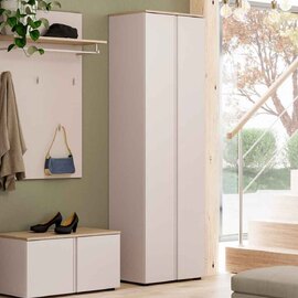 Malvern Wooden Wardrobe with 2 Doors in Cashmere