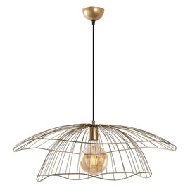 Mantar Large Metal Ceiling Pendant Light in Gold