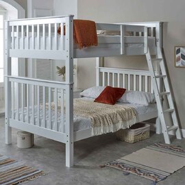 Marfa Wooden Bunk Bed In White