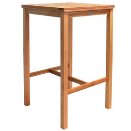 Marfa Wooden Square Bar Table In Natural