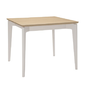 Mainz Wooden Square Dining Table In Taupe