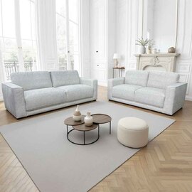 Marqen Fabric 3+2 Seater Sofa Set in Light Beige