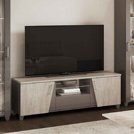 Marvix High Gloss TV Stand in Grey
