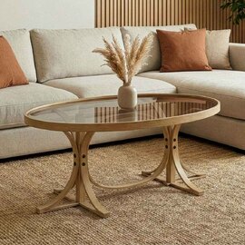 Matsue Wooden Coffee Table in Oak