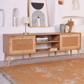 Meadow Large Wooden TV Stand in Oak