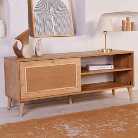 Meadow Small Wooden TV Stand in Oak