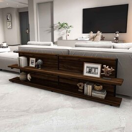 Mela Wooden Display Unit in Walnut