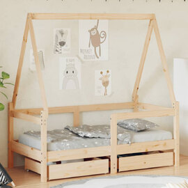 Merano 70x140cm Wooden Children Daybed In Natural