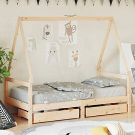 Merano 80x160cm Wooden Children Daybed In Natural