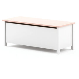 Merrill Kids Wooden Toy Box In Matt White