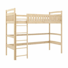 Merritt Wooden Bunk Bed Without Mattress And Ladders In Pine