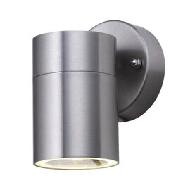 Metro LED Outdoor Wall Light Small In Silver