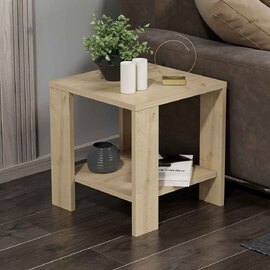 Midi Wooden Side Table in Sapphire Oak