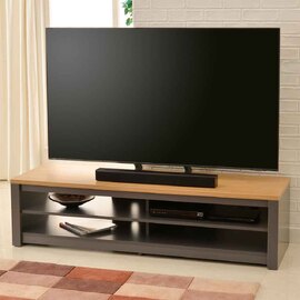 Midvale 2000mm Wooden TV Stand With 2 Shelves - Grey